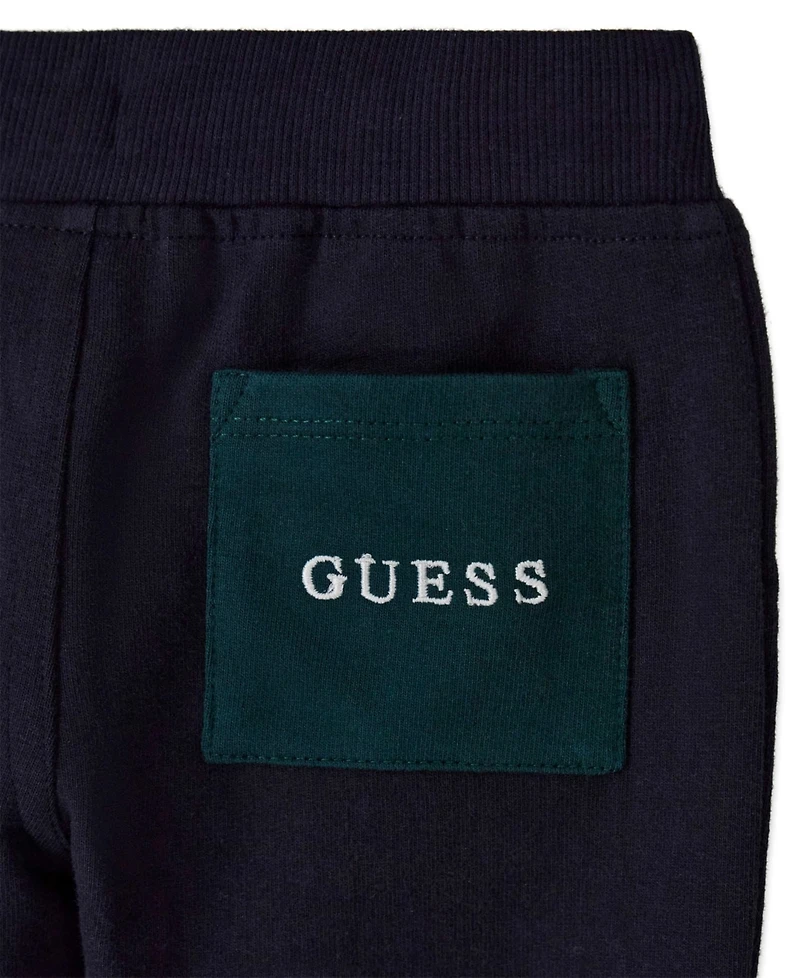 Guess Baby Boys' Long-Sleeve Zip-Up Top and Sweatpant, 2-Piece Set