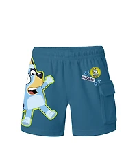 Bluey Boys' 2T-7 Graphic Print Shorts, 2-Pack