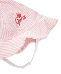 Guess Baby Girls' Sleeveless Dress, Matching Bloomer, and Hat Set