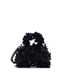 Pre-Owned Balenciaga Xs Hourglass Top Handle Bag Satin Ribbon Embellished