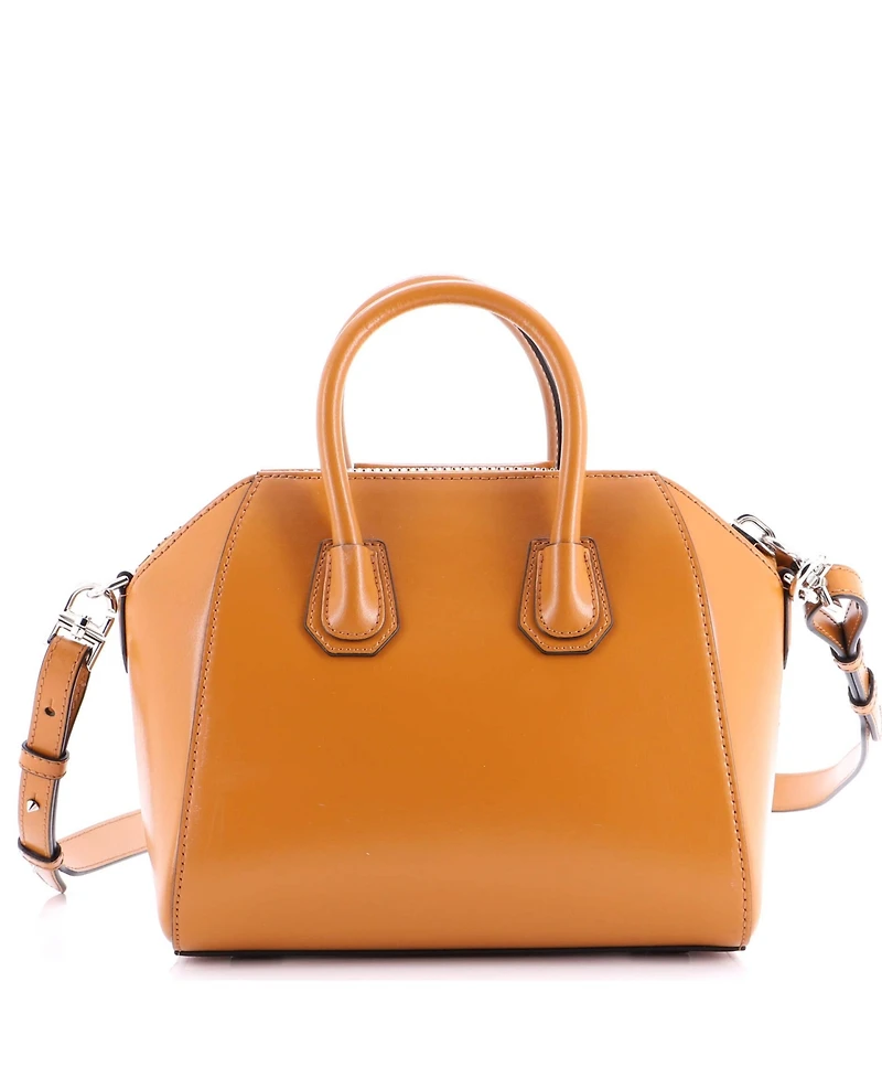 Pre-Owned Givenchy Mini Antigona Bag Glazed Leather