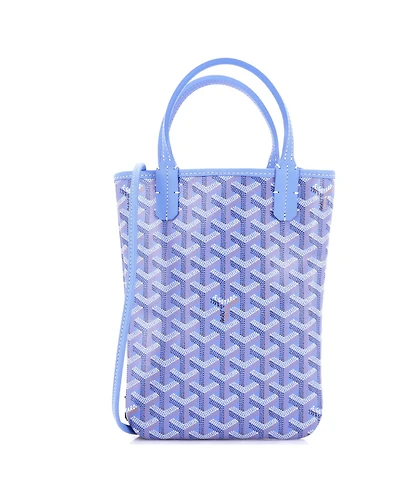 Pre-Owned Goyard Pm Poitiers Tote Coated Canvas and Printed Canvas
