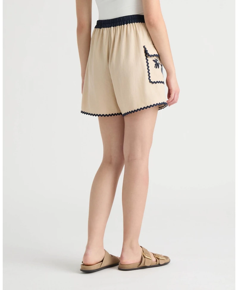 Nvlt Women's Embroidered Skort