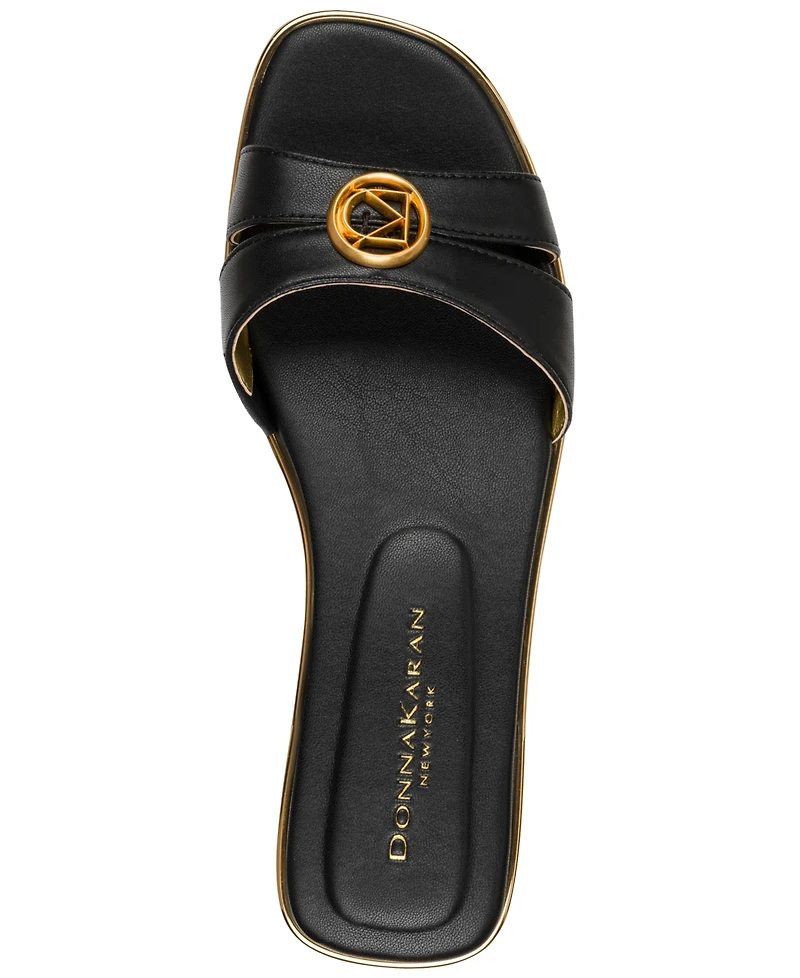Donna Karan New York Women's Halo Slip-On Flat Sandals