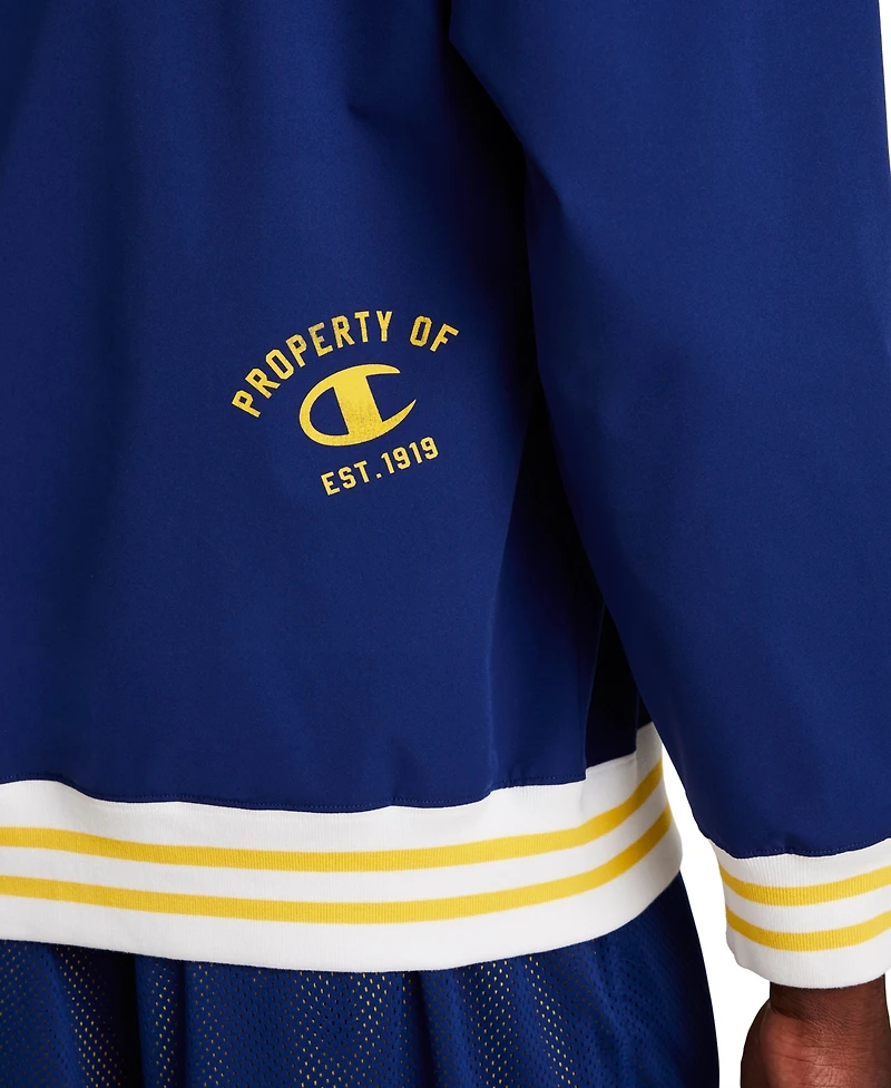 Champion Men's Script V-Neck Pull-On Sweatshirt