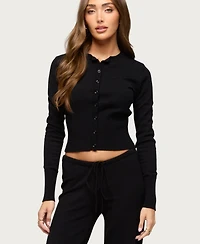 Edikted Women's Montanna Rib Knit Cardigan