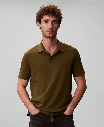 Calvin Klein Men's Short Sleeve Supima Cotton Polo Shirt
