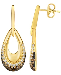 Le Vian Chocolate Ombre Diamond Earrings (0.62 ct. t.w.) 14k Honey Gold