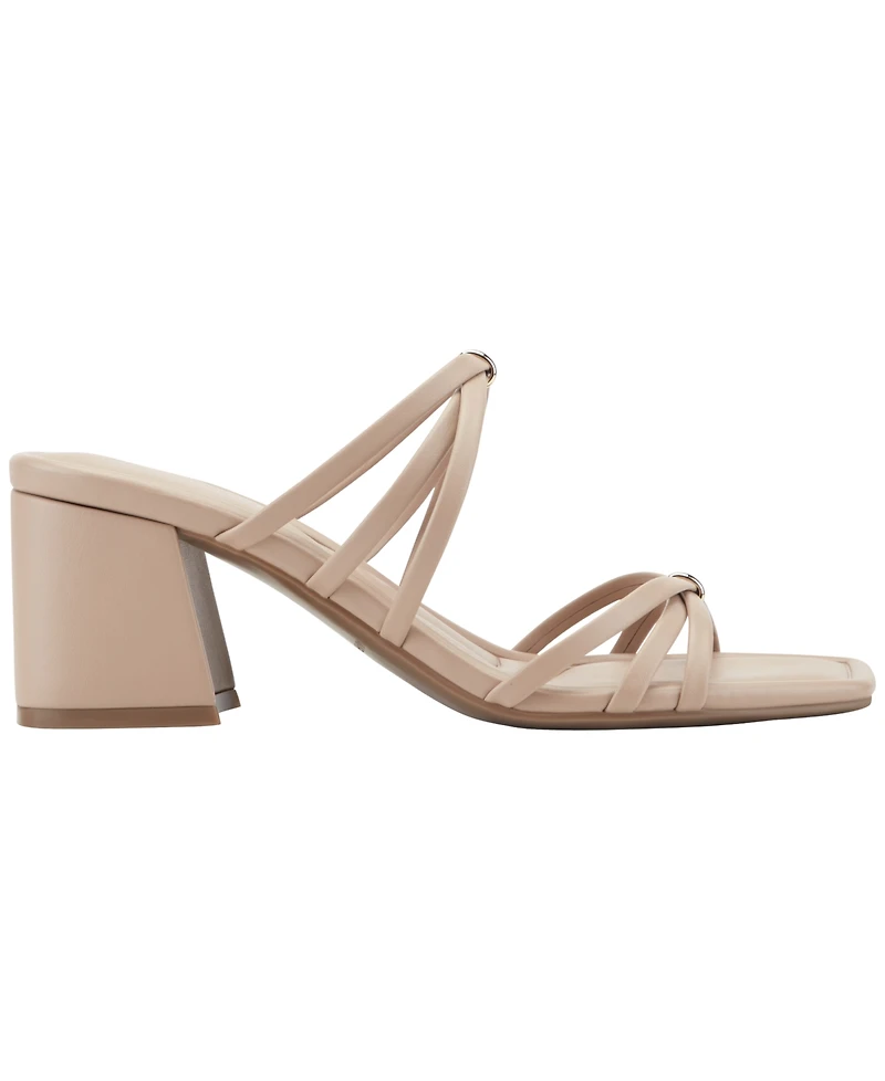 Marc Fisher Women's Gabber Strappy Block Heel Dress Sandals