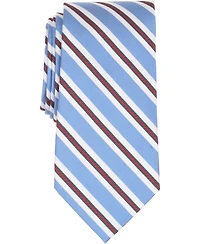 B by Brooks Brothers Men's Double Stripe Pattern Classic Tie