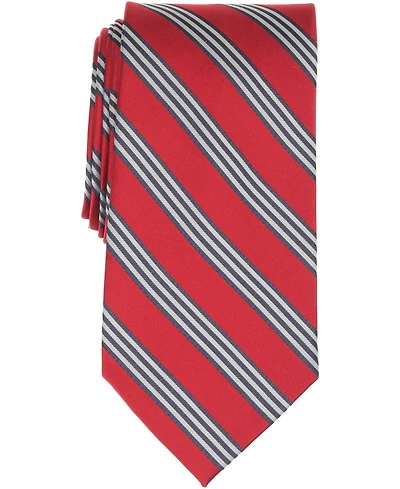 B by Brooks Brothers Men's Track Stripe Pattern Tie