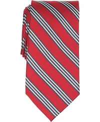 B by Brooks Brothers Men's Track Stripe Pattern Tie