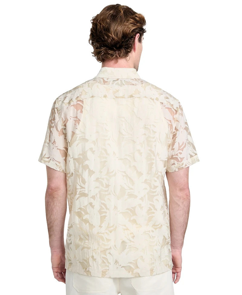 Guess Men's Regular-Fit Devore Floral Shirt