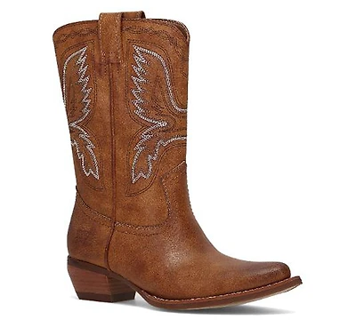 Frye and Co. Women's Irlene Short Deco Stitch Almond Toe Boots