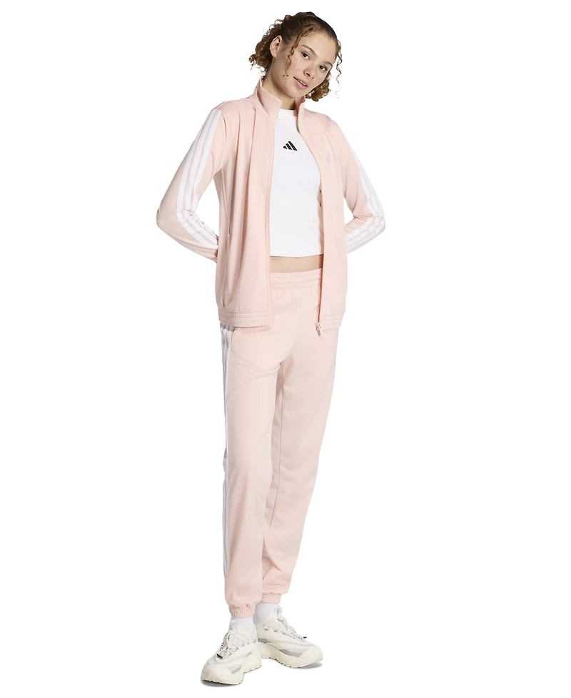 adidas Women's Long-Sleeve Zipper Collared Jacket