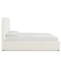 Furniture Marcel 64" Upholstered Flanged Seam Full Bed