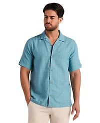 Cubavera Men's Geometric Dobby Print Shirt
