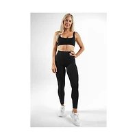 Vitality Women's Cloud Ii Medium Compression High-Rise Leggings in Midnight