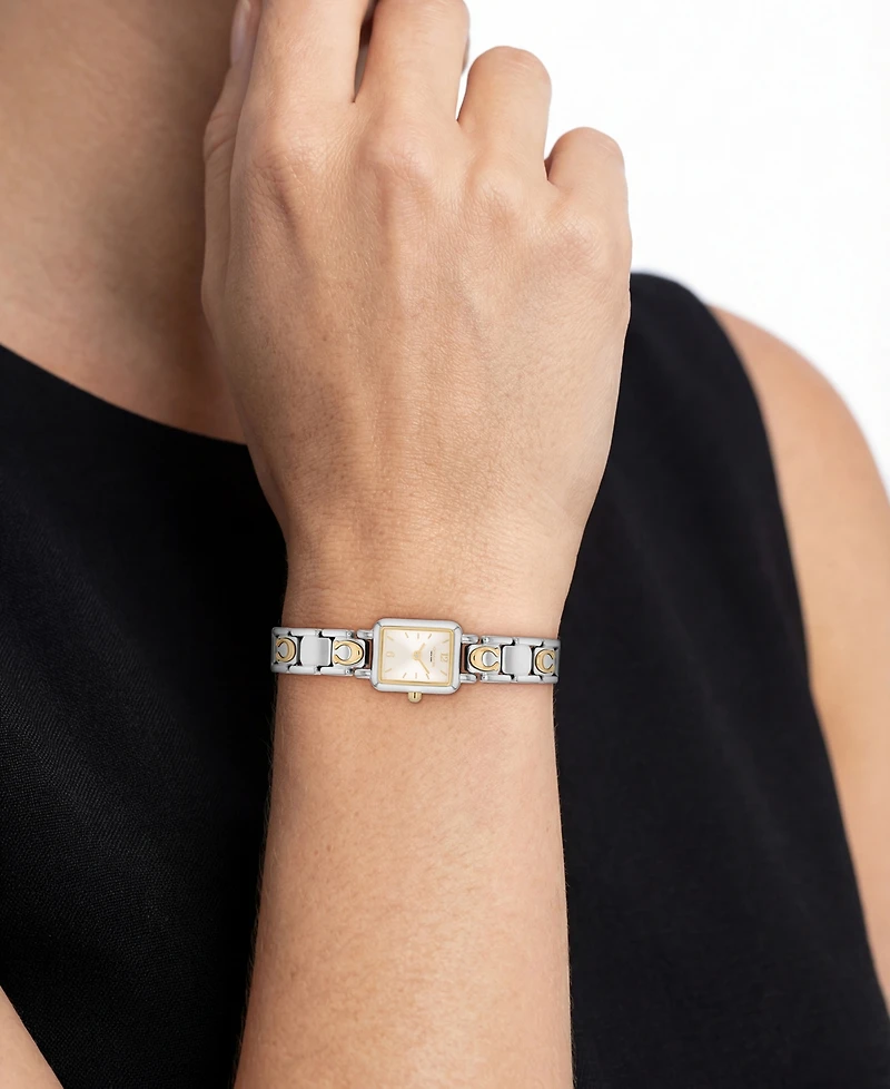 Coach Women's Mara Two Tone Stainless Steel Bracelet Watch, 15.5mm