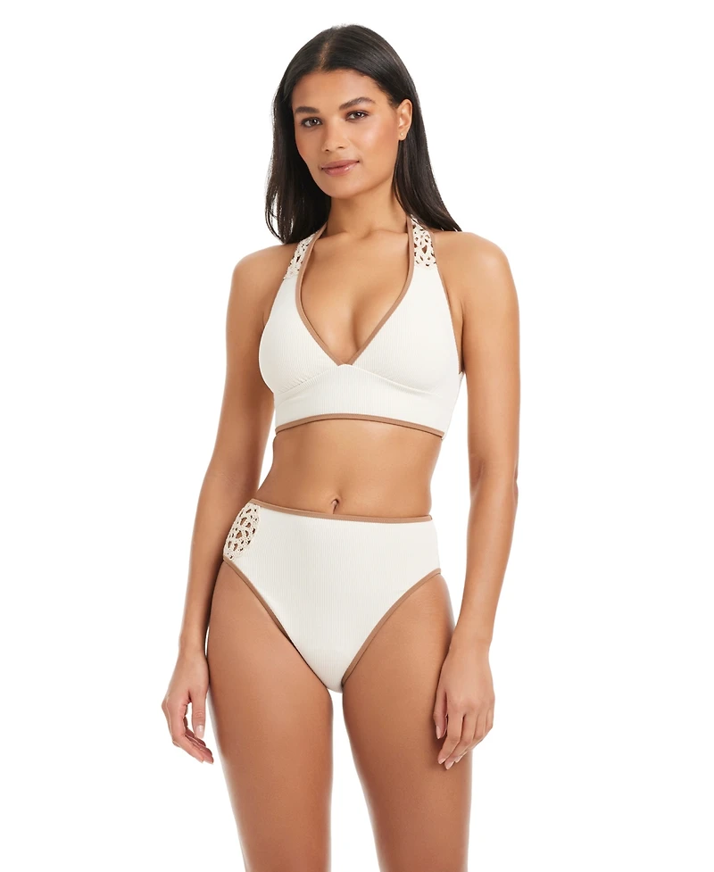 Sanctuary Women's Beachy-Keen High-Rise Swim Bottoms