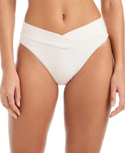 Sanctuary Women's Refresh Ribbed Moderate-Coverage Swim Bottoms