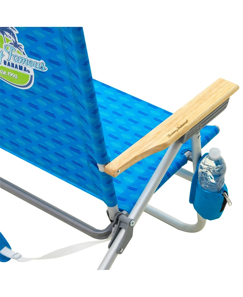 Tommy Bahama 4-Position Easy In-Easy Out Folding Beach Chair