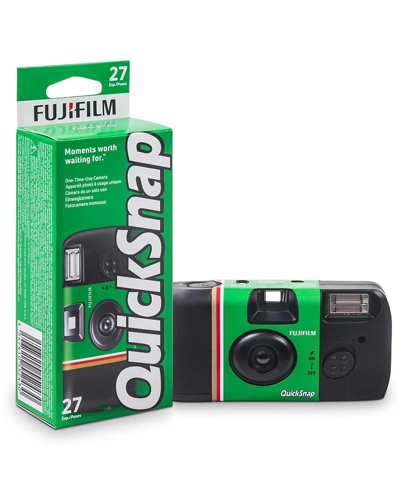 Fujifilm QuickSnap Flash 400 35mm Single-Use Disposable Camera with Flash, 27 Exposures