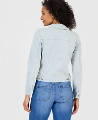 Style & Co Women's Striped Denim Jacket, Macy's Exclusive