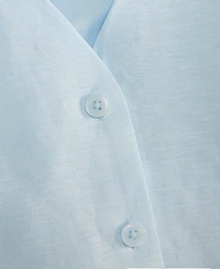 On 34th Women's Linen-Blend V-Neck Minidress, Macy's Exclusive