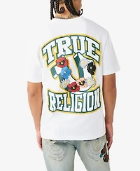 True Religion Men's Short-Sleeve Garden Horseshoe T-Shirt
