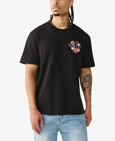 True Religion Men's Short-Sleeve Garden Horseshoe T-Shirt