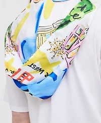 Women's Satin Hoodie T-Shirt, Macy's Exclusive- Molly Rogers Capsule Collection
