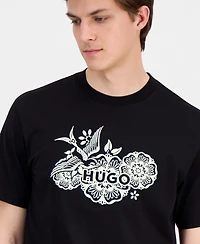 Hugo Boss Men's Dangen Embroidered T-Shirt
