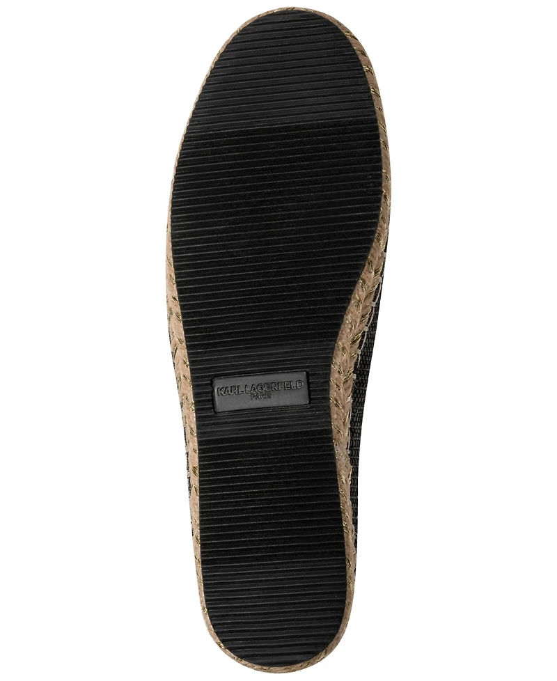 Karl Lagerfeld Paris Women's Michaela Atelier Espadrilles Flats