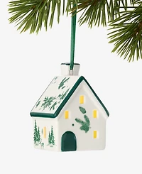 Holiday Lane Holiday Toile Porcelain House Ornament, Macy's Exclusive