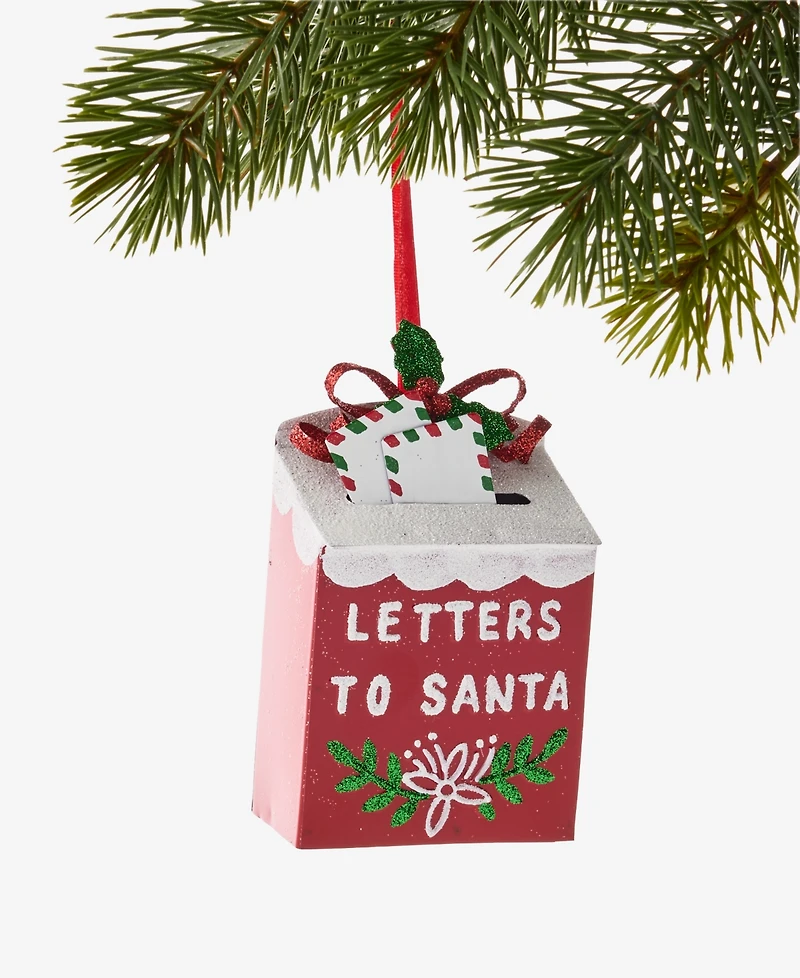 Holiday Lane Christmas Cheer Mail Box Ornament, Macy's Exclusive