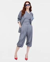 Women's Pinstripe Balloon-Leg Pants, Macy's Exclusive- Molly Rogers Capsule Collection