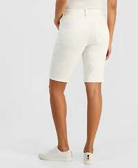 Style & Co Women's Mid-Rise Denim Bermuda Shorts, Macy's Exclusive
