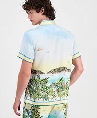 Guess Men's Charm Sunset Riviera Button-Up Shirt