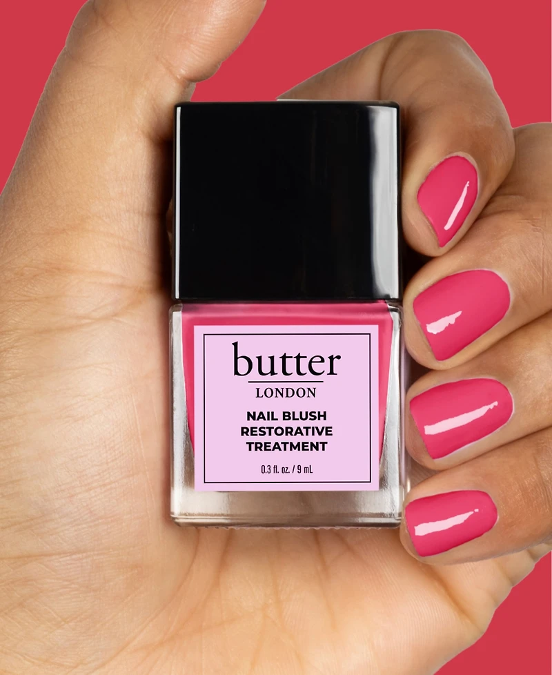 butter London Nail Blush Restorative Strengthener, 0.3 oz.