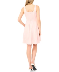 CeCe Women's Sleeveless Back Smocked Short Dress