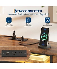 gaomon 70 Inch Long Dresser with 13 Drawers, Tv Stand for 65-80 Charging Station & Led Lights