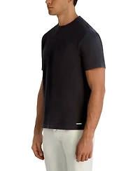 Karl Lagerfeld Paris Men's Textured Short-Sleeve Crewneck T-Shirt