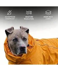 Aronkl Dog Raincoat - Waterproof, Windproof, Reflective, Breathable