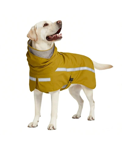Aronkl Dog Raincoat - Waterproof, Windproof, Reflective, Breathable, Coverage