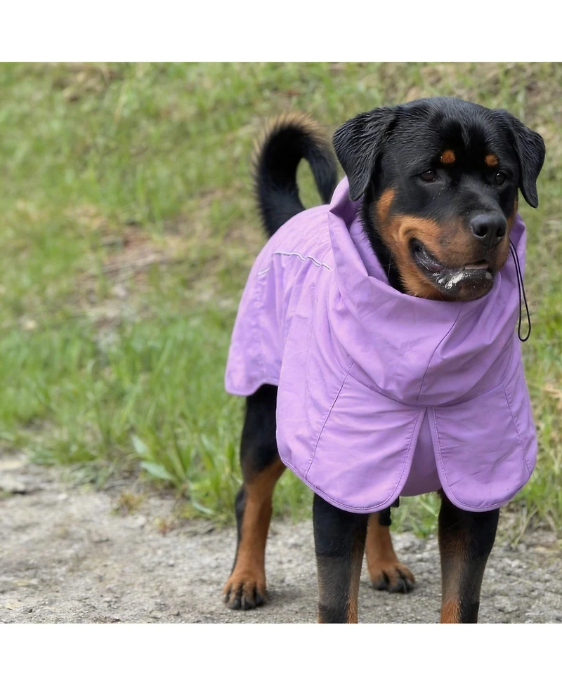 Aronkl Dog Raincoat - Waterproof, Windproof, Reflective, Breathable, Coverage