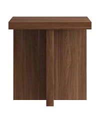 Hudson & Canal Elna 22" Wide Square Side Table