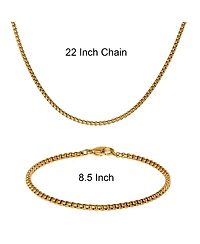 Lucky Brand Men s Rope Chain Necklace & Bracelet Set