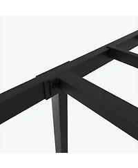 gaomon Metal Bed Frame, Unique Fist Design Headboard and Footboard, Platform Bed with Under Storage, No Box Spring Needed