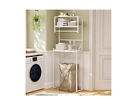 Slickblue 3-Tier Over the Toilet Storage Rack with Towel Holder